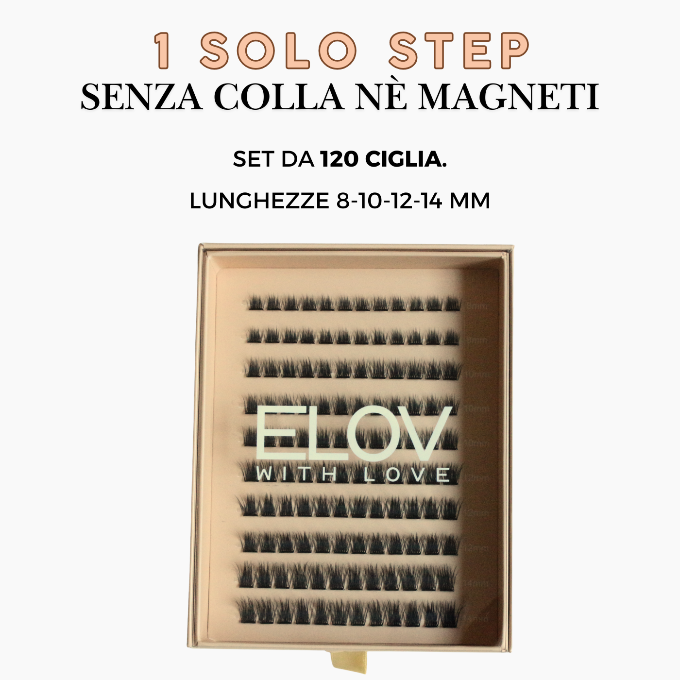 Elov 1Step Lashes™ - Kit completo 120 Extension Ciglia Adesive