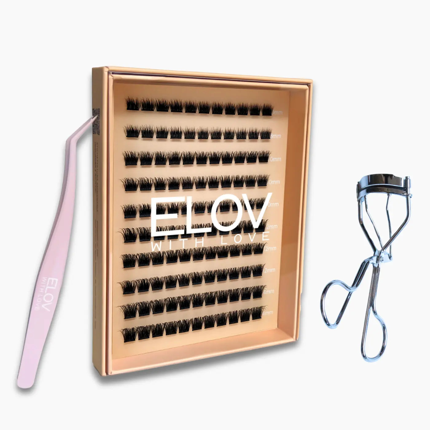 Elov 1Step Lashes™ - Kit completo 120 Extension Ciglia Adesive in seta PBT