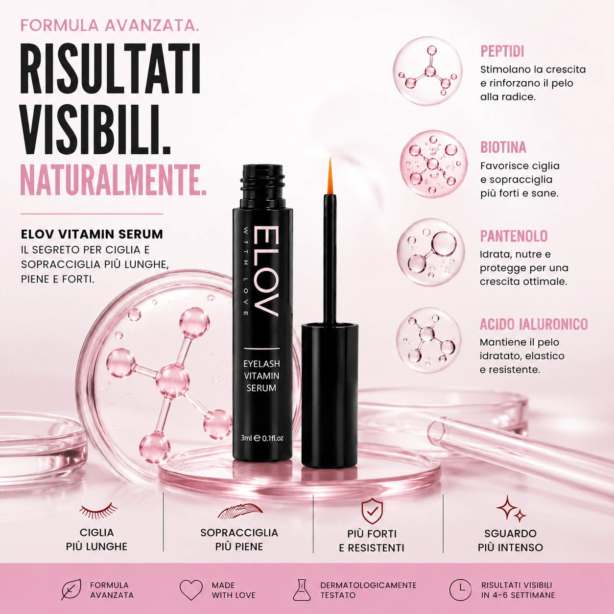Elov Vitamin Serum™ - Siero Vitaminico ciglia e sopracciglia