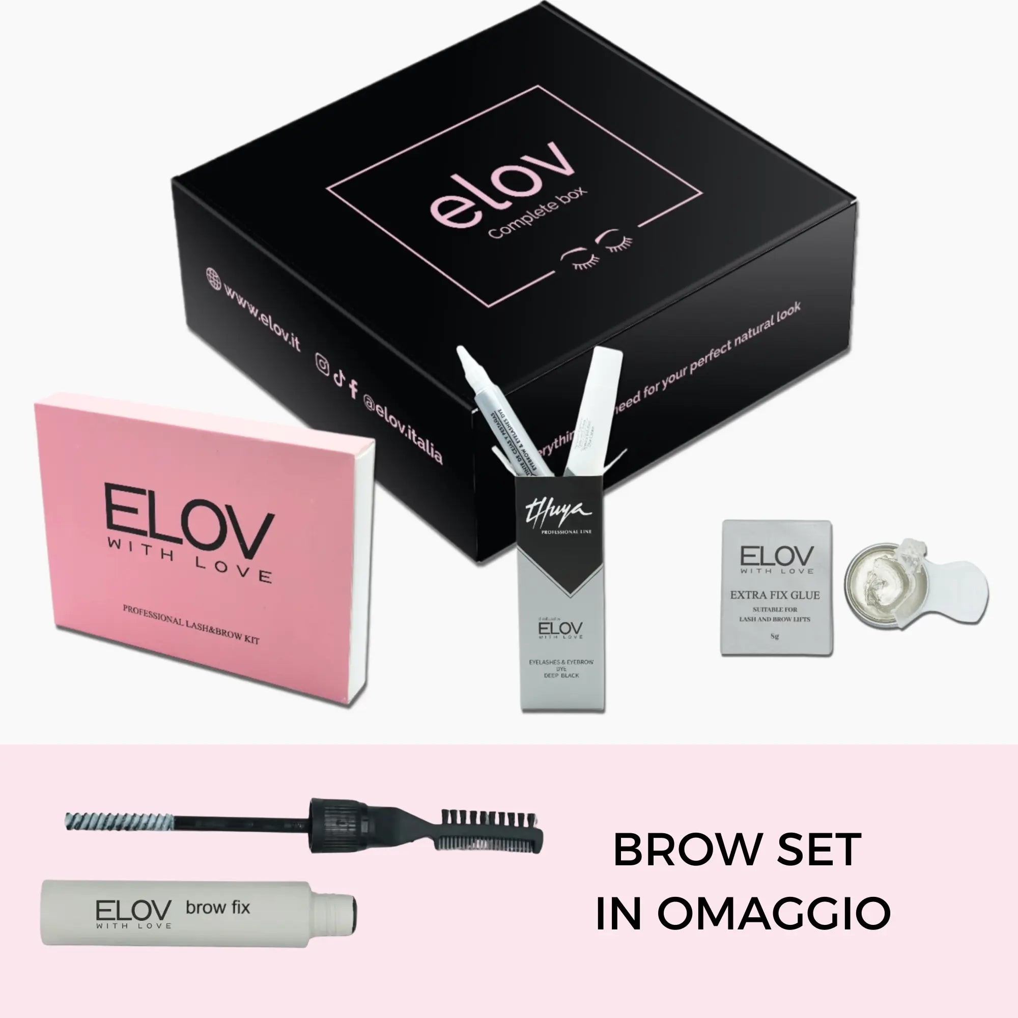 Elov Lift Box™ - Kit Completo Laminazione Ciglia e Sopracciglia