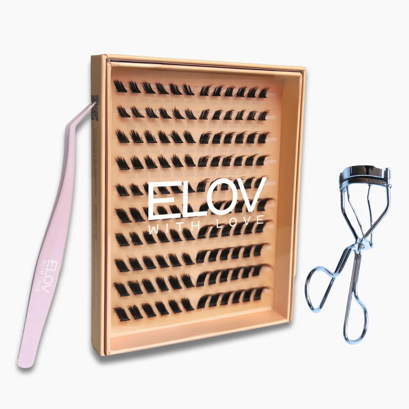 Elov 1Step Lashes™ - Kit completo 120 Extension Ciglia Adesive in seta PBT